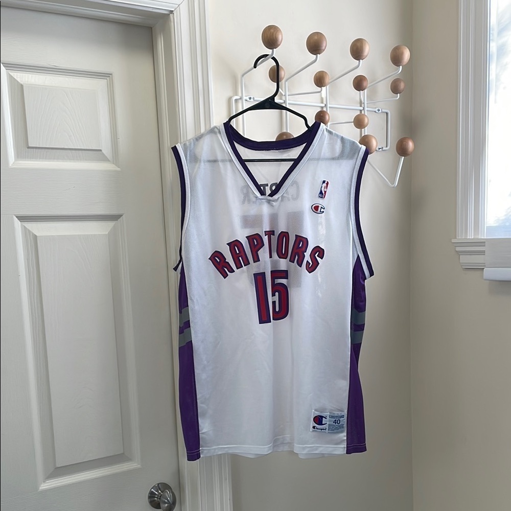 Champion - Vince Carter 15 Toronto Raptor's Jersey - Large